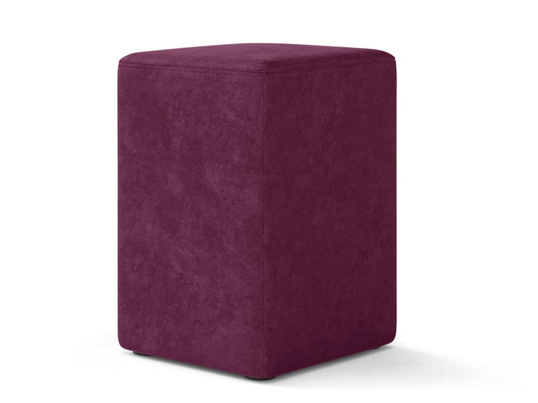 POMP Hocker Original - lila Samt - POMP - Der Hocker